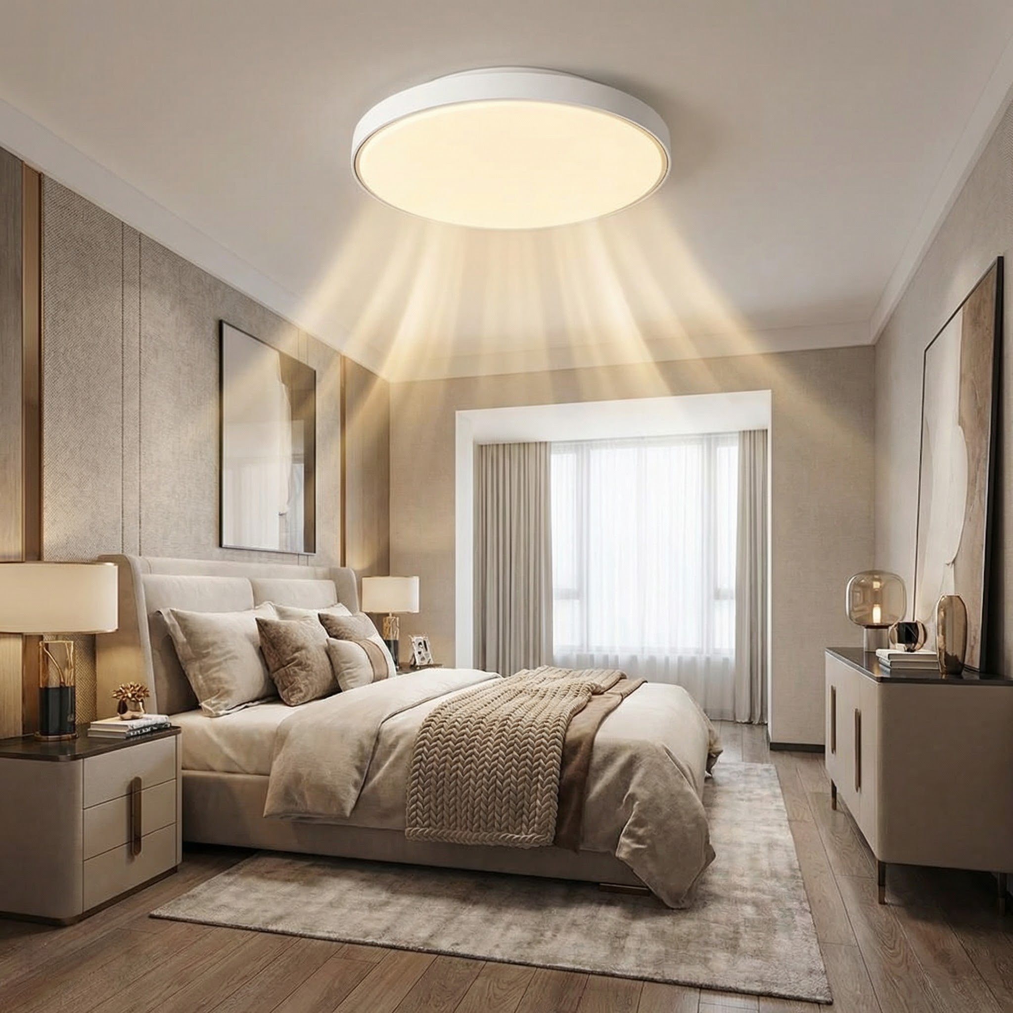 Purifying Bladeless Smart Ceiling Fan Light